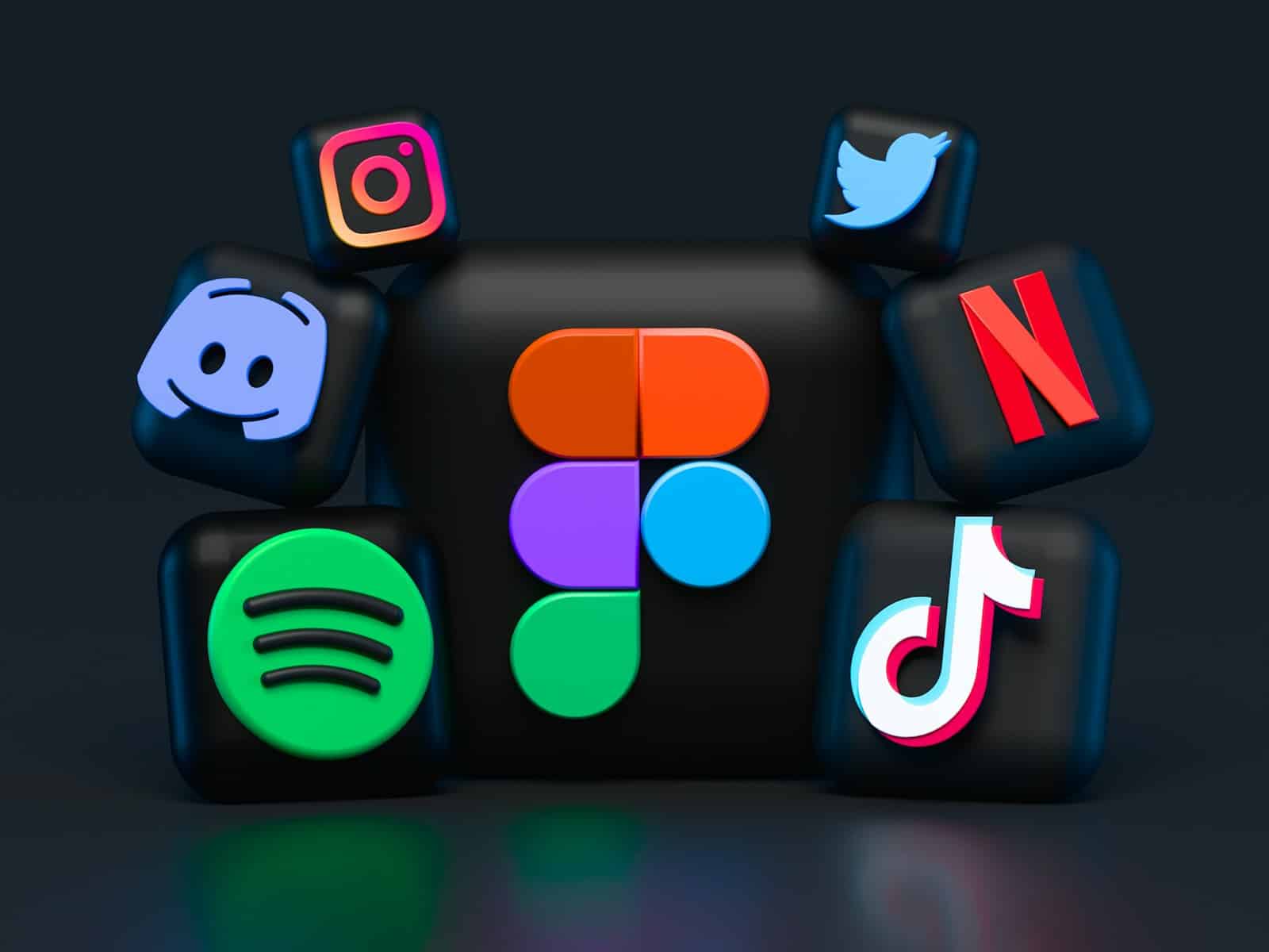 User Engagement, blue red and green letters illustration